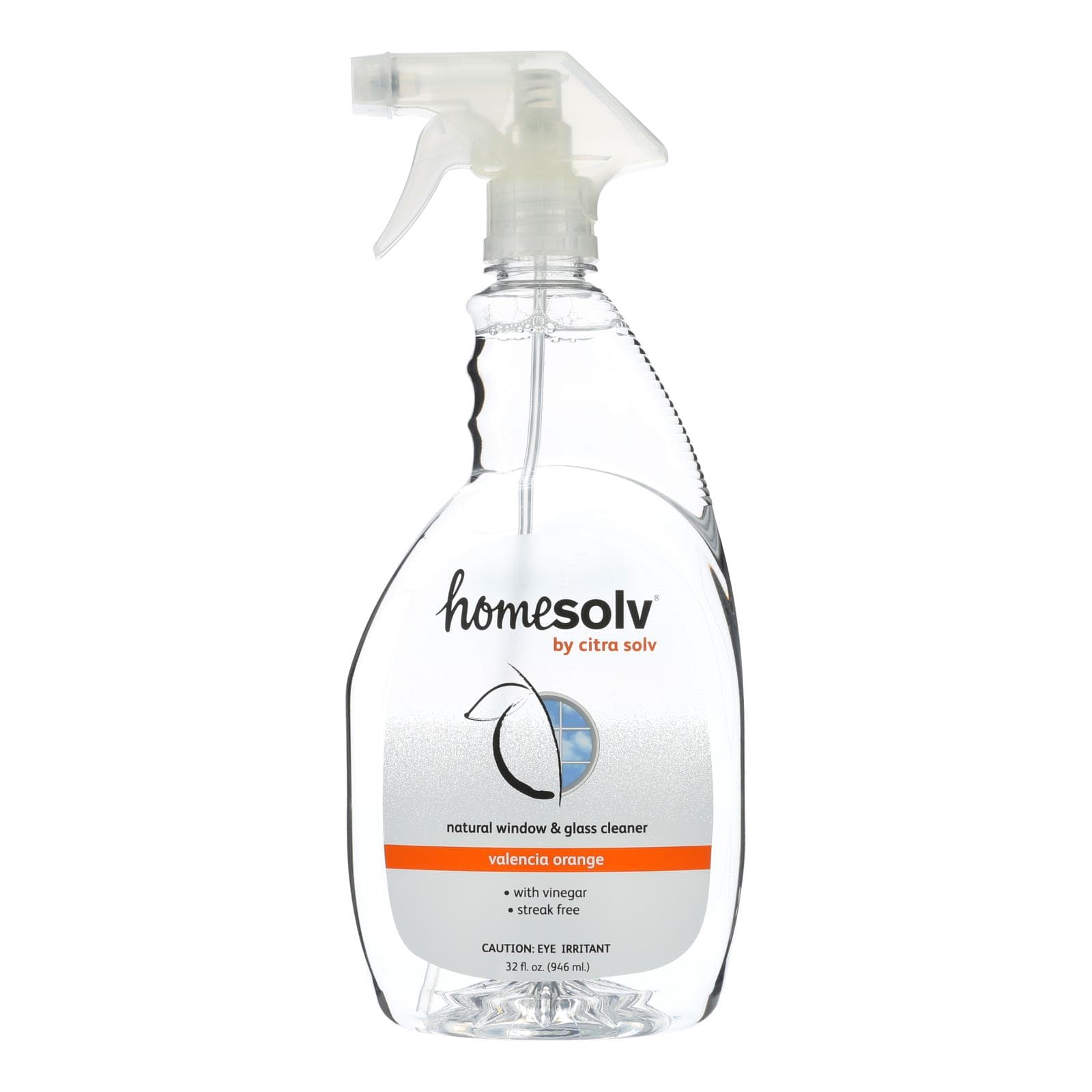 Citra-solv Natural Window And Glass Cleaner - Valencia Orange - Case Of 6 - 32 Fl Oz.