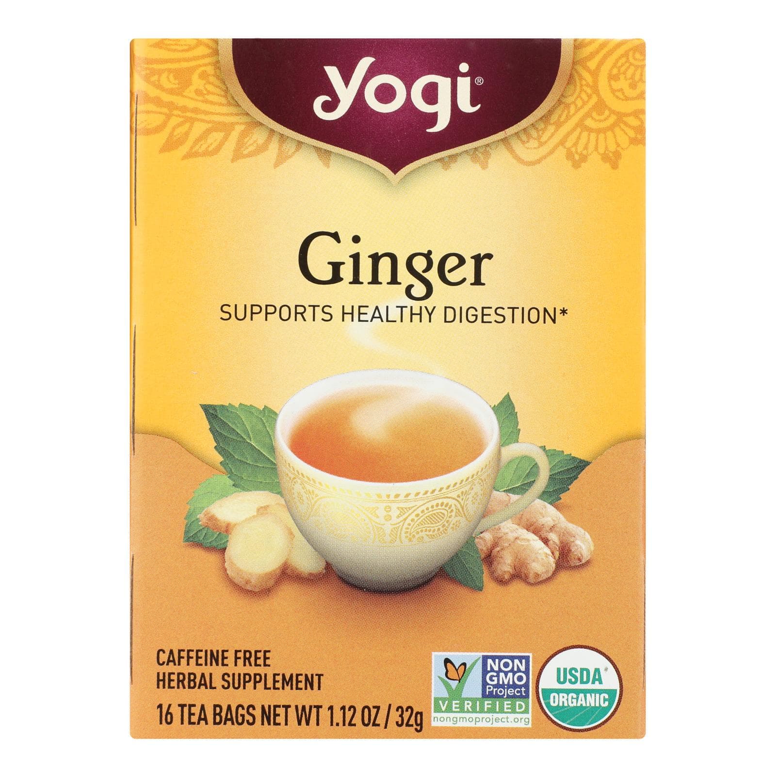 Yogi Tea Organic - Ginger - 16 Tea Bags