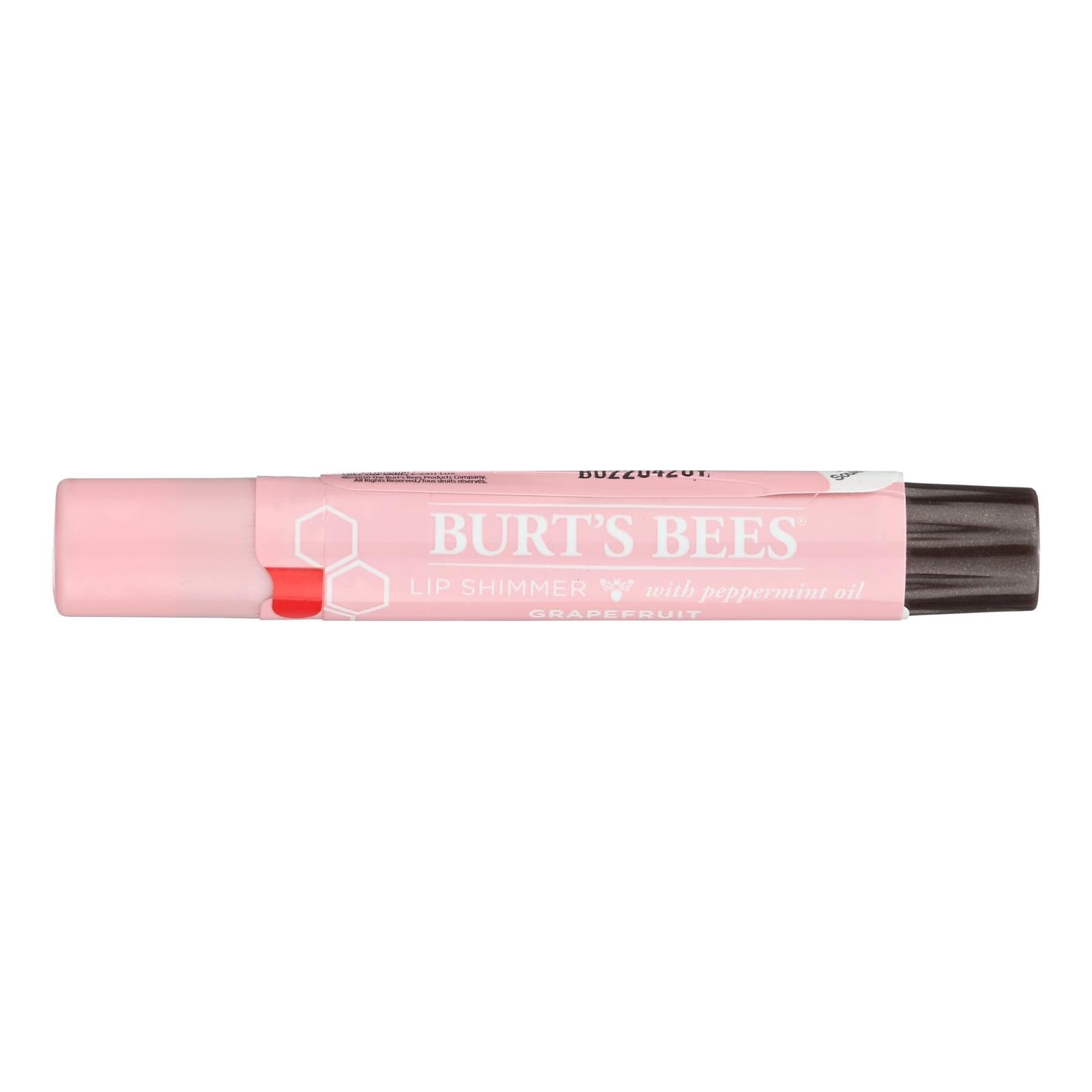 Burts Bees - Lip Shimmer - Grapefruit - Case Of 4 - 0.09 Oz