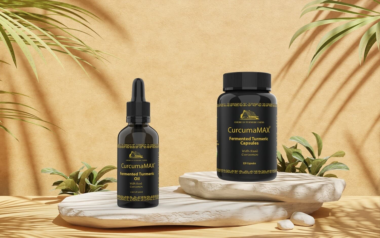 COMBO SPECIAL- CurcumaMAX Fermented Turmeric Oil and Turmeric Capsules-Certified Lead-Free