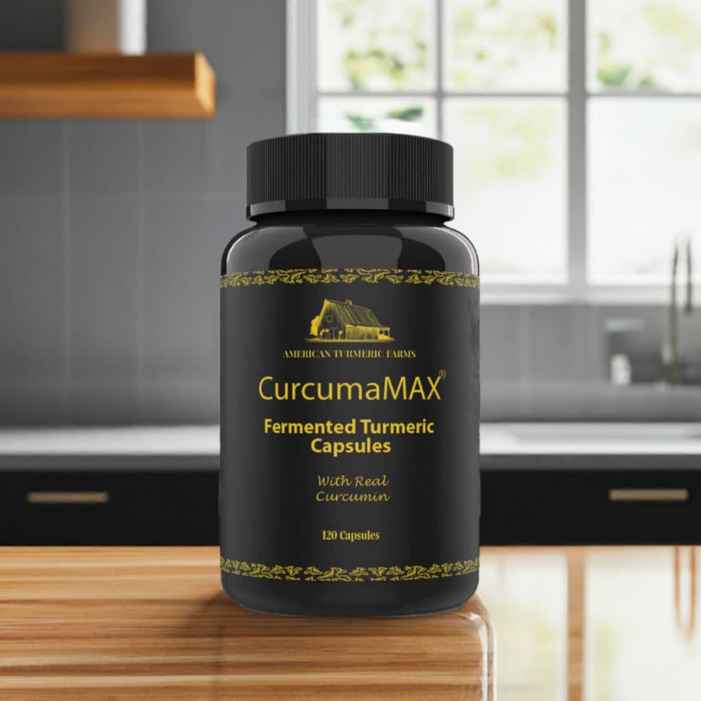 CurcumaMAX Capsules - Fermented Lead-Free Turmeric & Curcumin -120 capsules