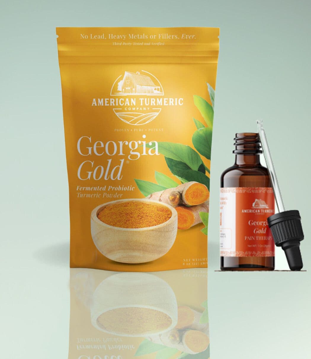 FERMENTED COMBO -Fermented Turmeric Powder and Fermented Turmeric Oil with Curcumin - Certified Lead-Free, Naturally Grown, Non-GMO