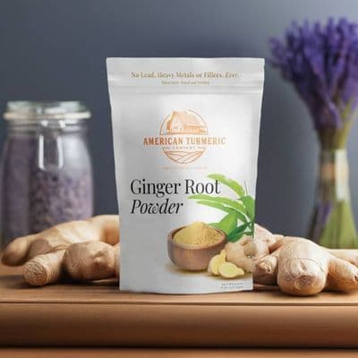 Certified Lead-Free, Naturally Grown Ginger Root Powder