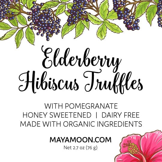 Elderberry Hibiscus Truffles