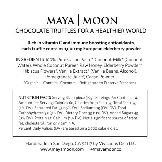 Elderberry Hibiscus Truffles