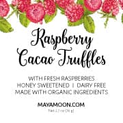 Raspberry Dark Chocolate Truffles