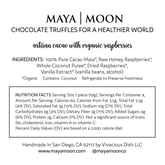 Raspberry Dark Chocolate Truffles