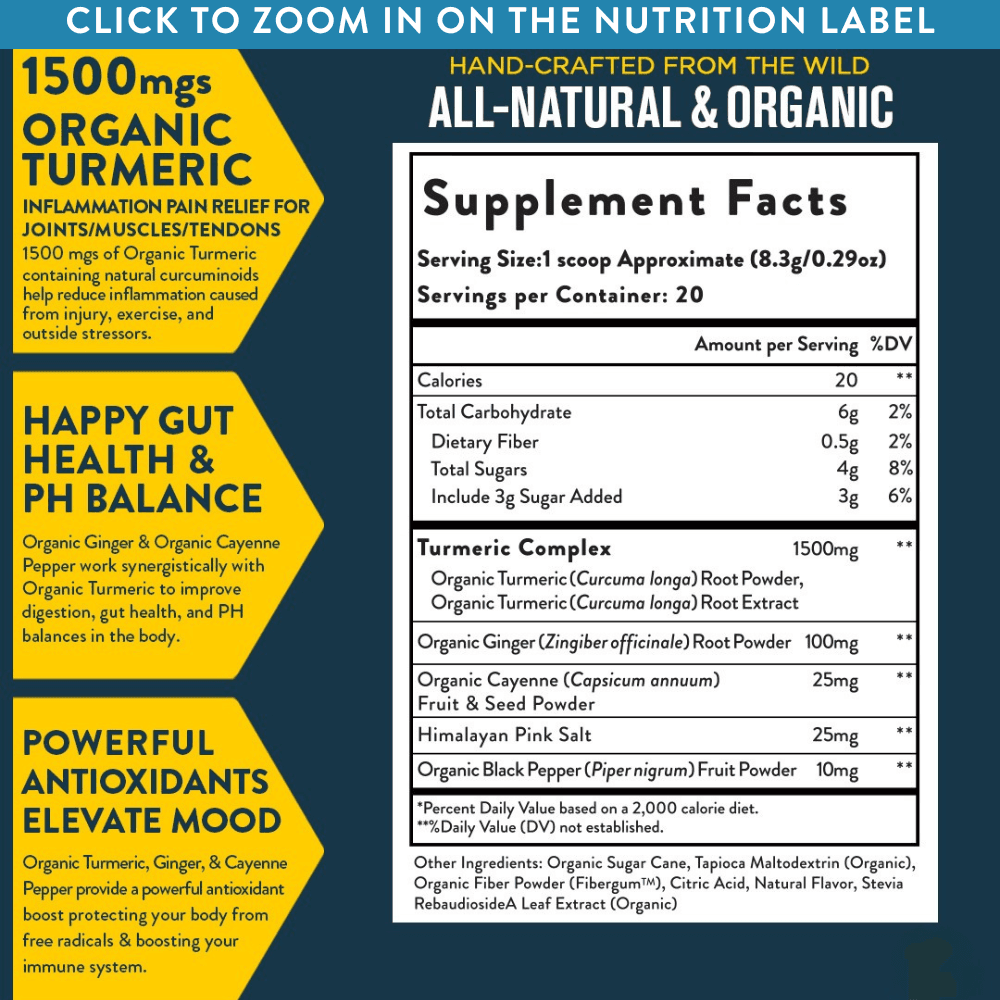 Turmeric Curcumin - Natural Recovery
